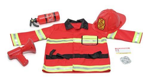 Melissa & Doug - Fire Chief Role Play Costume - Set