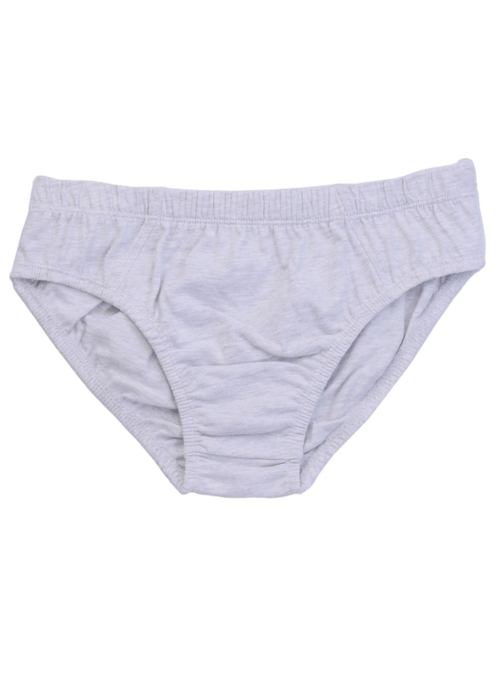 Nuego - Boys Cotton Underwear Pack Of 3 - Brown, White & Grey