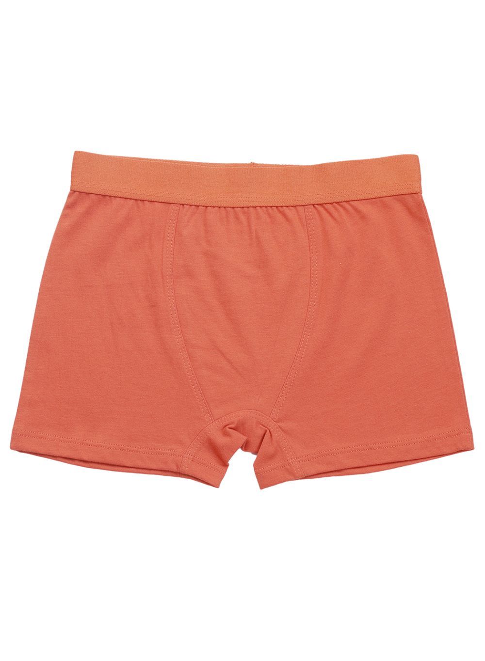 Nuego - Boys Cotton Boxers Pack Of 3 - Orange, White & Brown