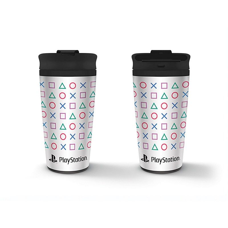 Pyramid International - Metal Travel Mug - PlayStation Shapes - 473ml