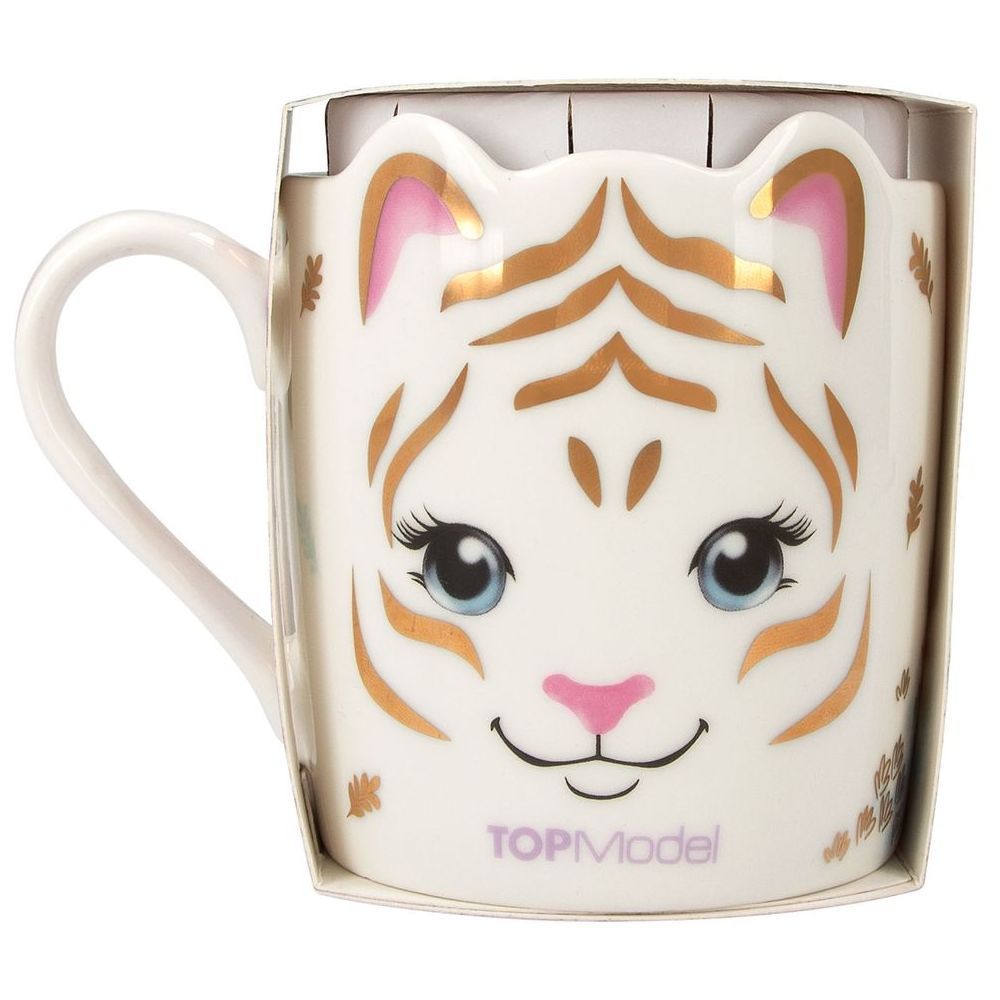 Top Model - Fantasy Tiger Mug - White