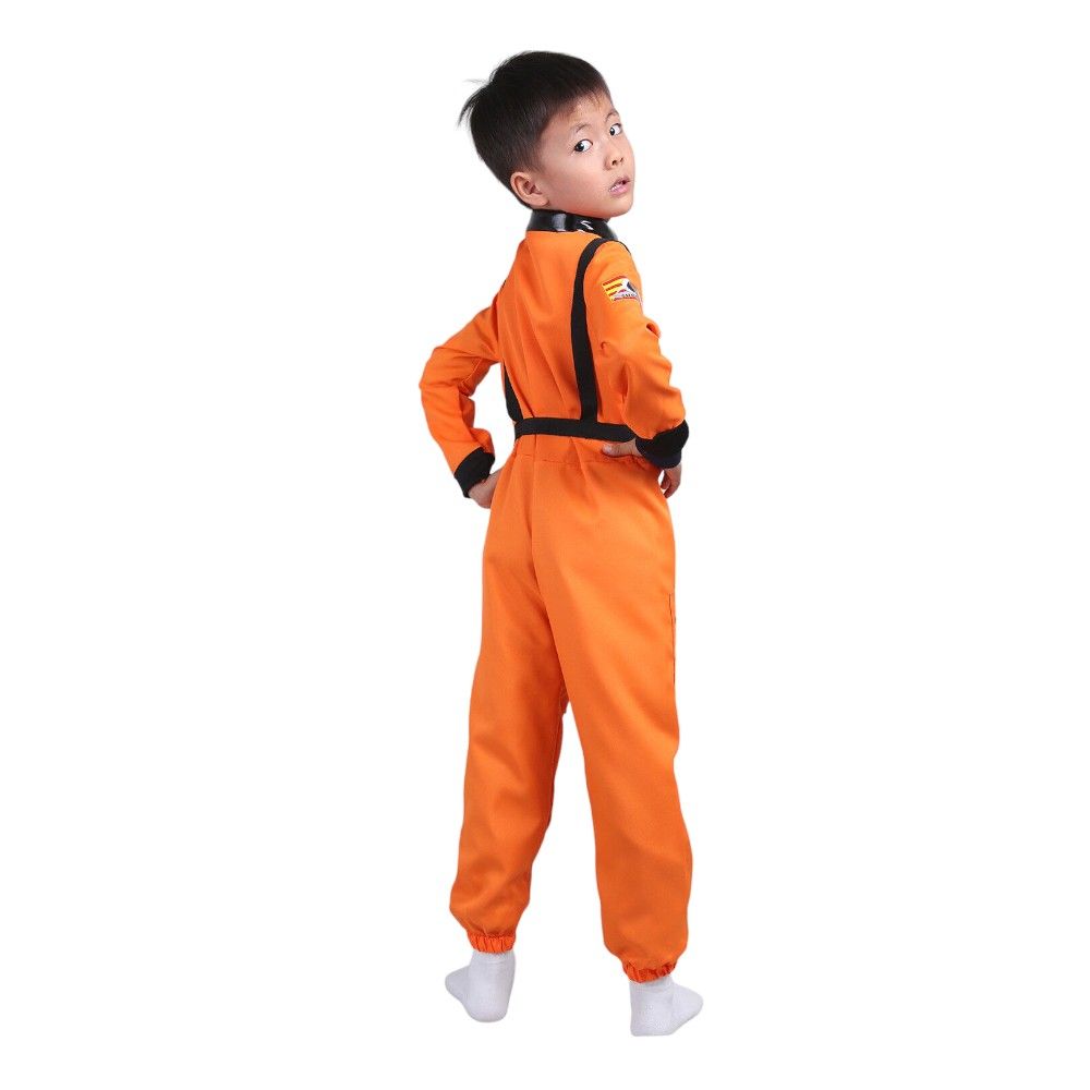 Doodle Kiddo - Kids Astronaut Costume - Orange