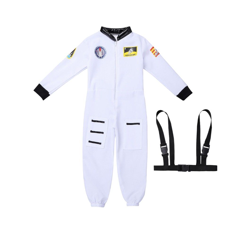 Doodle Kiddo - Kids Astronaut Costume - White