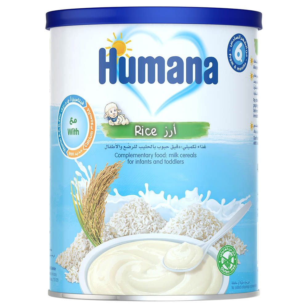 Humana - Baby Milk Cereal - Rice - 400 g