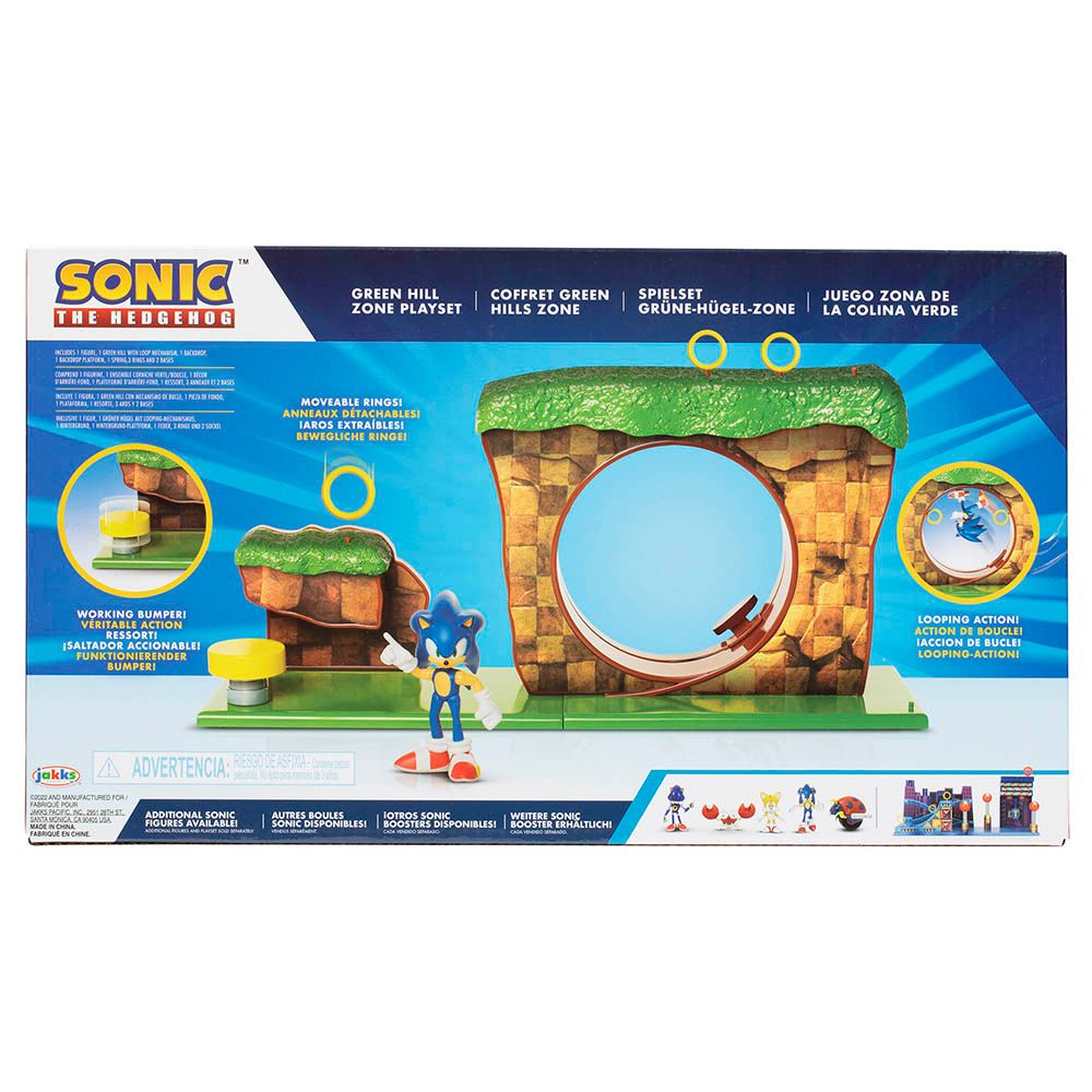 Sonic - The Hedgehog Green Hill Zone Playset