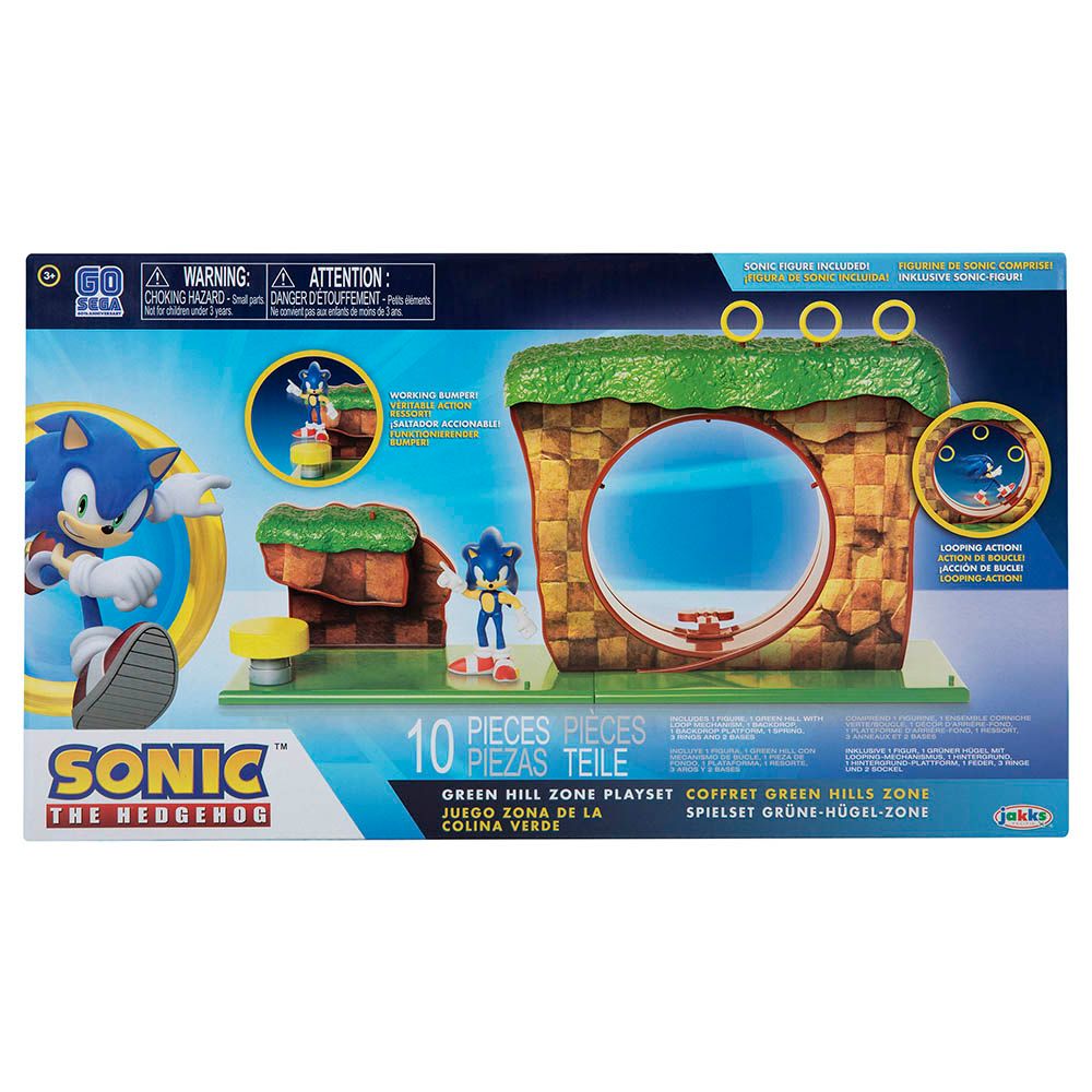 Sonic - The Hedgehog Green Hill Zone Playset