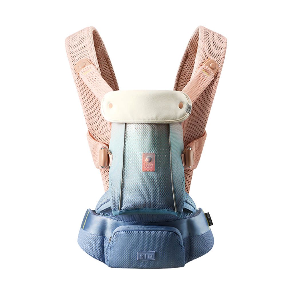 Babycare - Free Decompression Baby Carrier - Pink/Blue