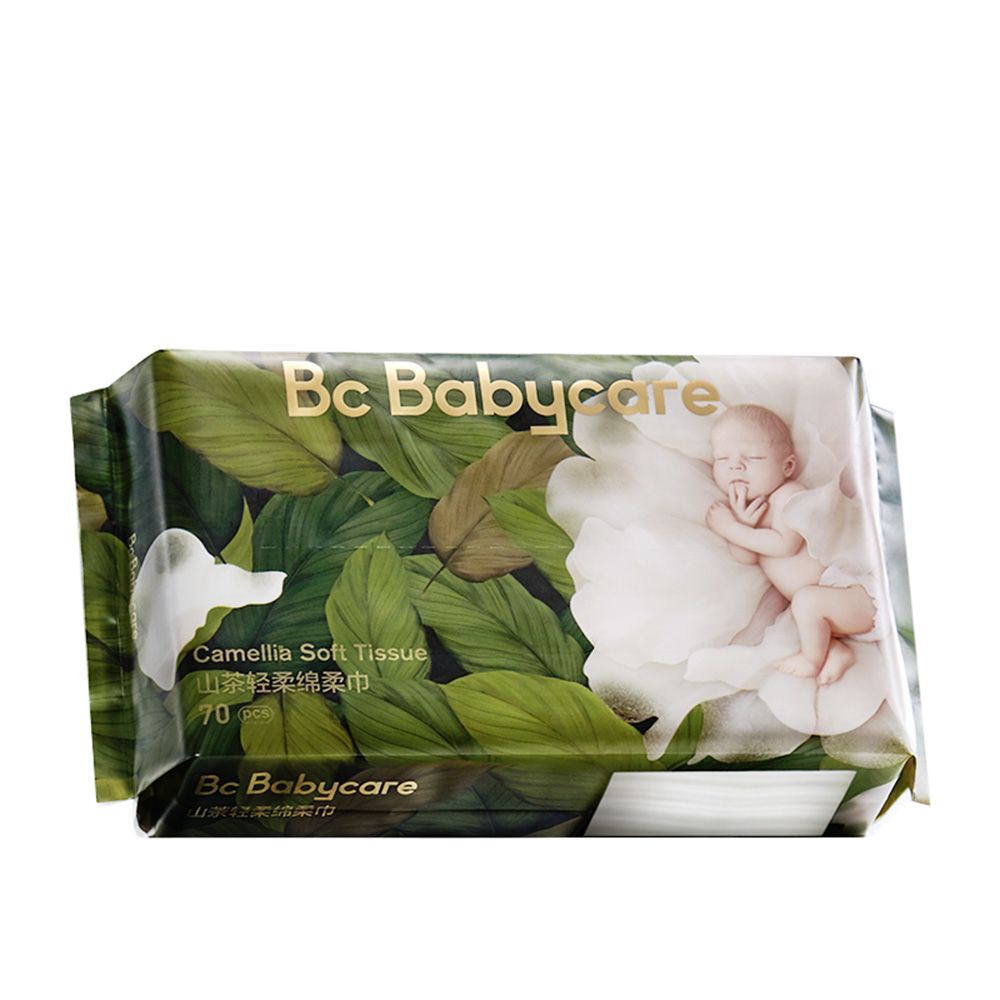 Babycare -  Camellia Soft Tissue - Green - 70 Pcs