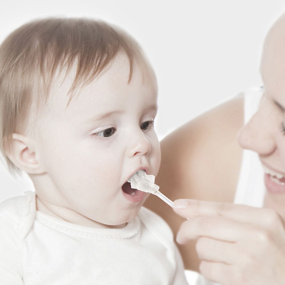 Babycare - Essentials Bundle - Mouth Swab - Food Feeder & Tiny Teeth Toothbrush