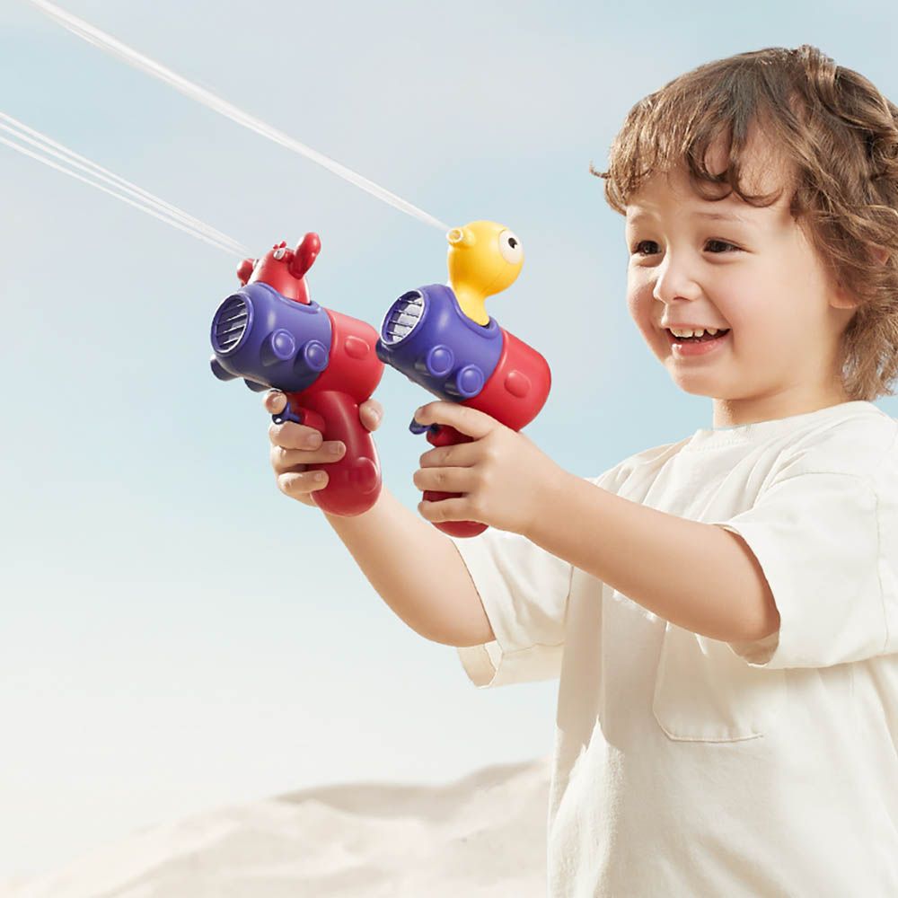 Babycare - Water Gun And 2 Replaceable Animal Nozzle Set