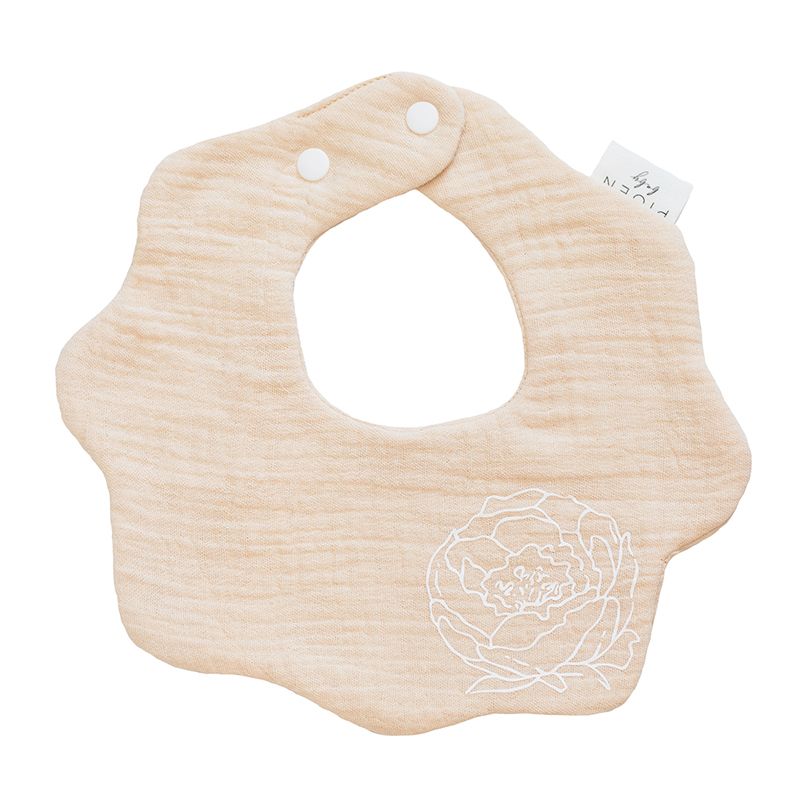 Pioen Baby - Cotton Bib - Flower - 2 Pcs