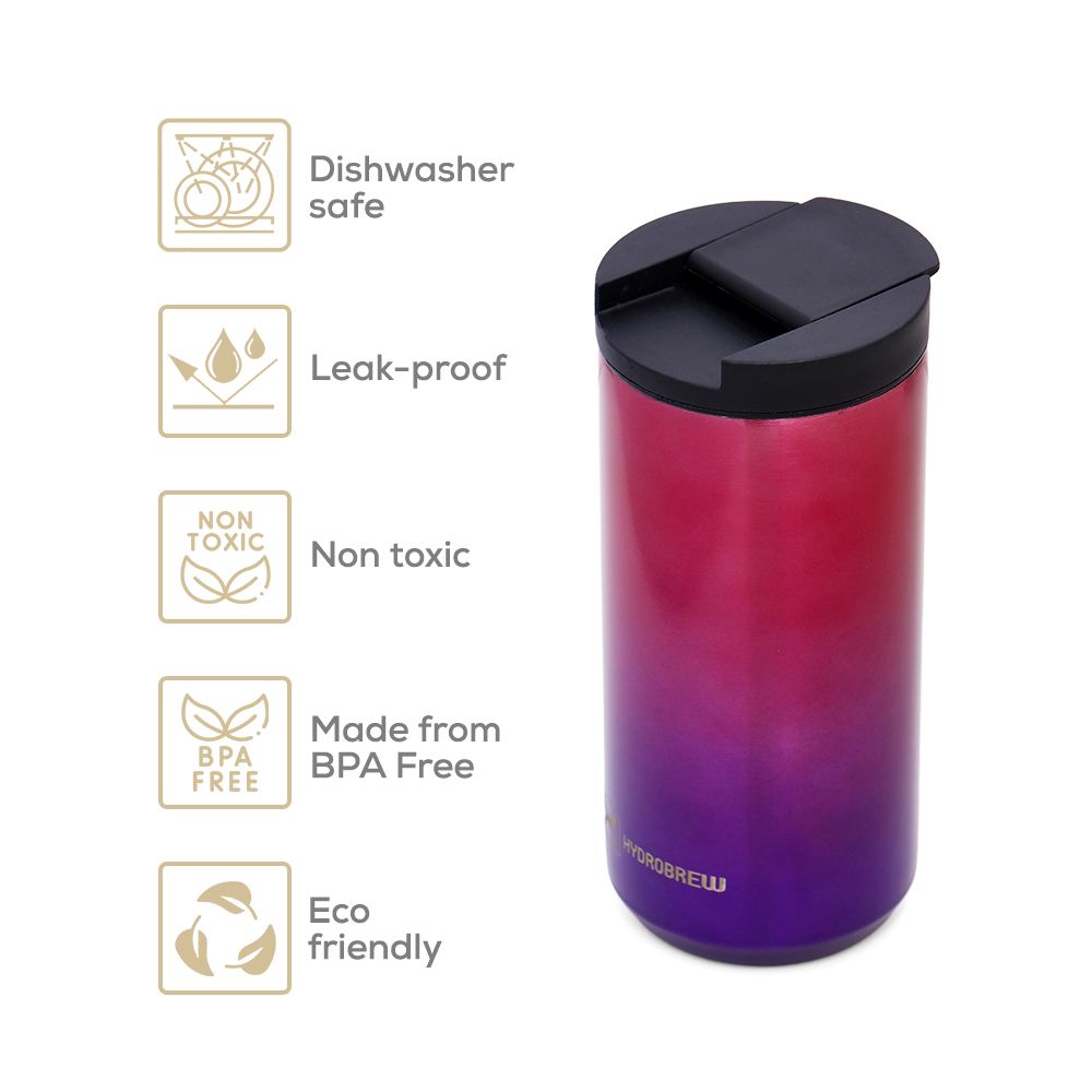 Hydrobrew - Insulated Tumbler Bottle 400ml - Chrome