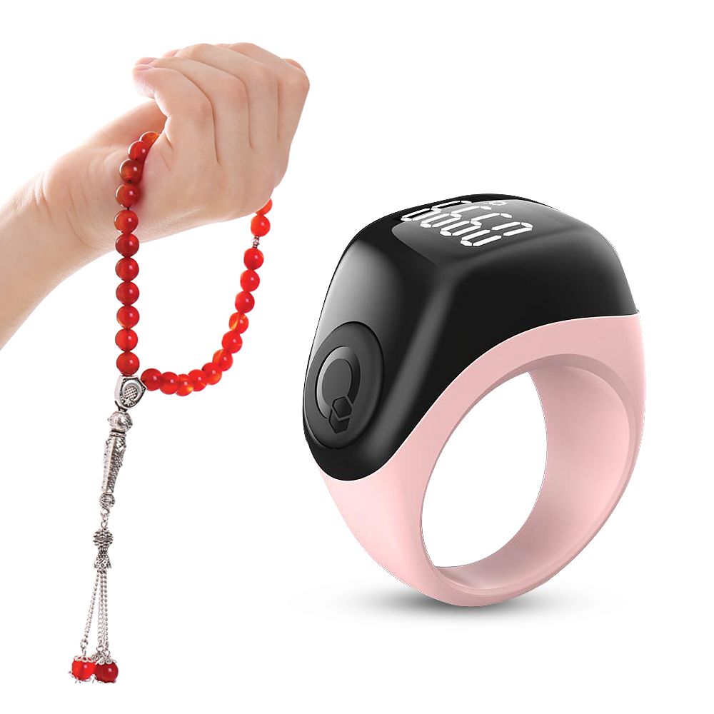 iQIBLA - Zikr Flex Advance Ring Tasbih Counting - Pink