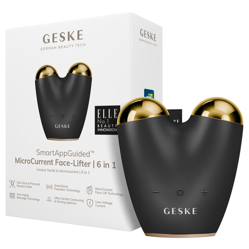 Geske - 6-in-1 Electric MicroCurrent Face-Lifter - Grey