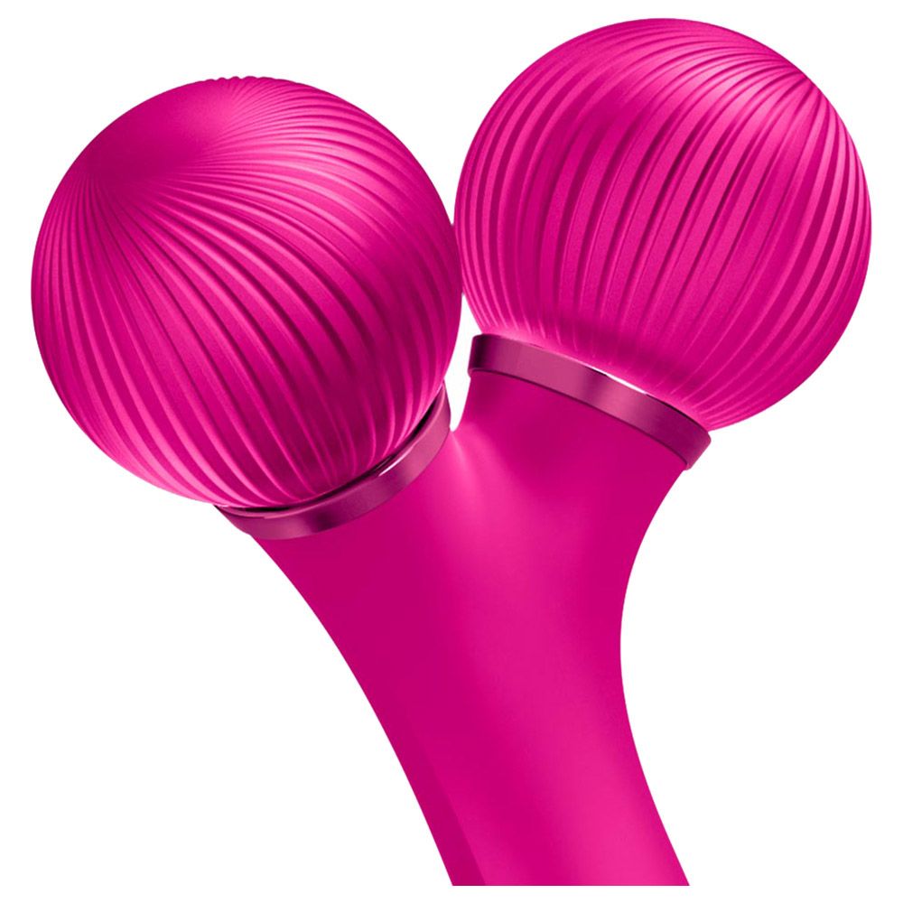 Geske - 4-in-1 Electric Sonic Facial Roller - Pink