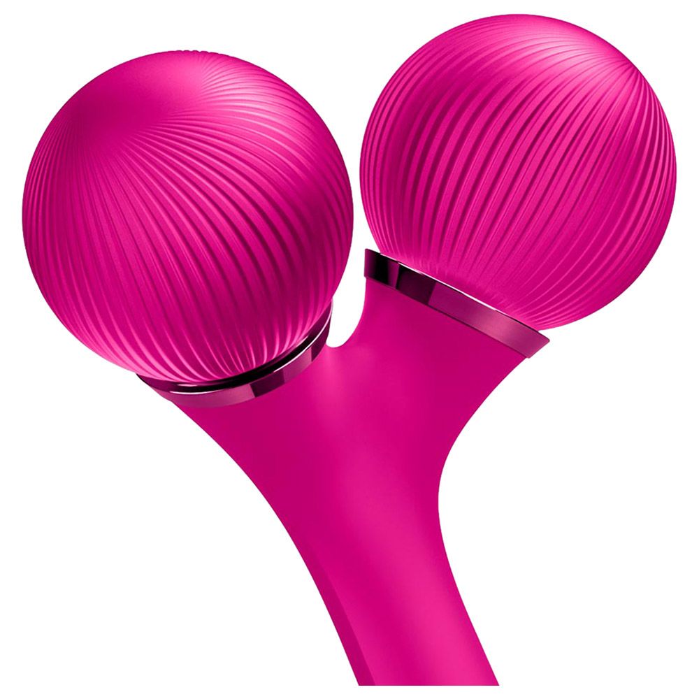 Geske - 4-in-1 Electric Sonic Facial & Body Roller - Pink