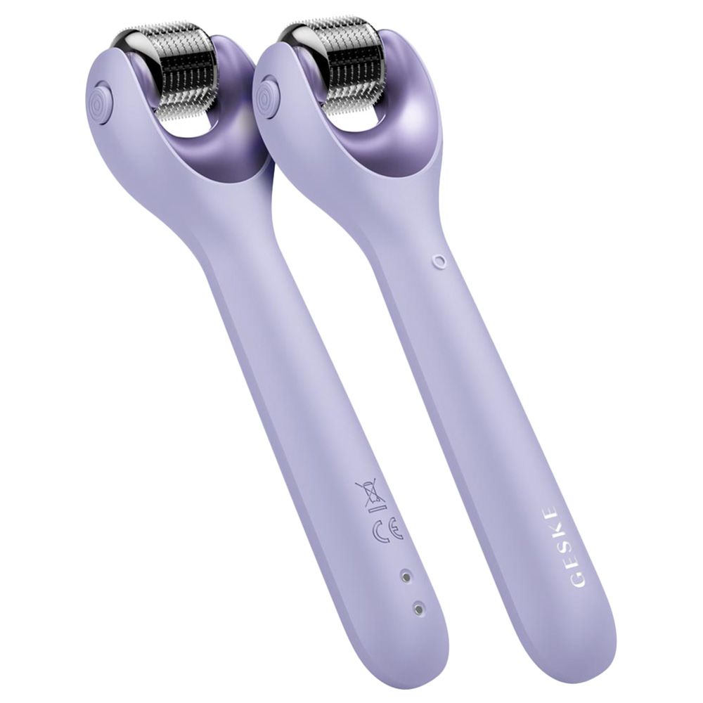 Geske - 9-in-1 Electric MicroNeedle Face Roller - Purple