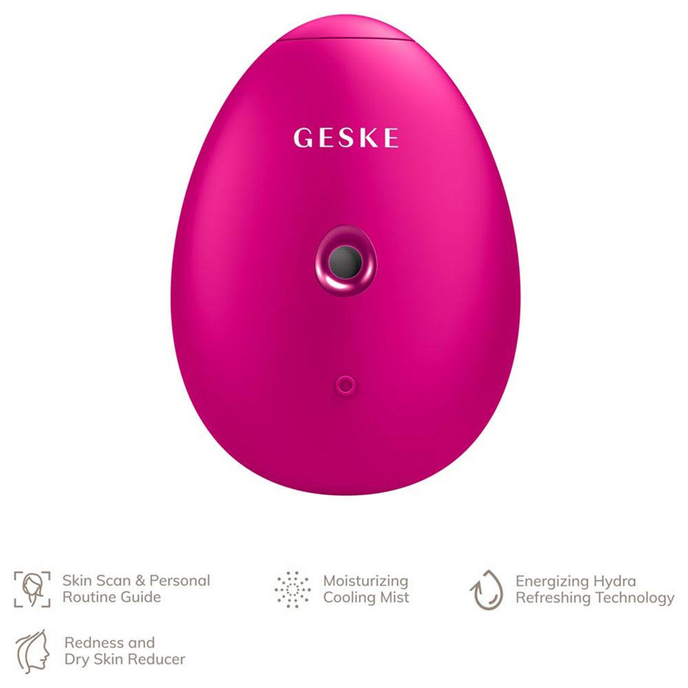 Geske - 4-in-1 Electric Facial Hydration Refresher - Pink