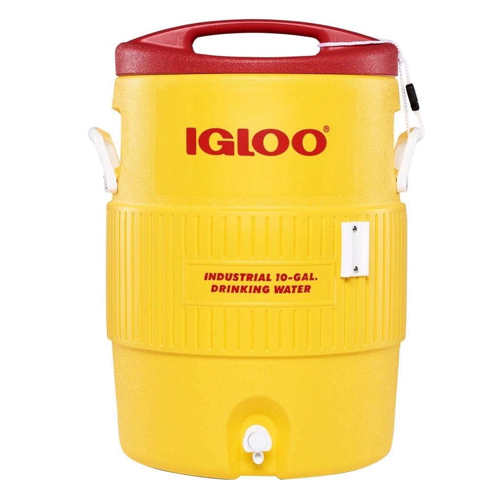 Igloo - 400 Series Water Cooler - Yellow/Red - 37 L