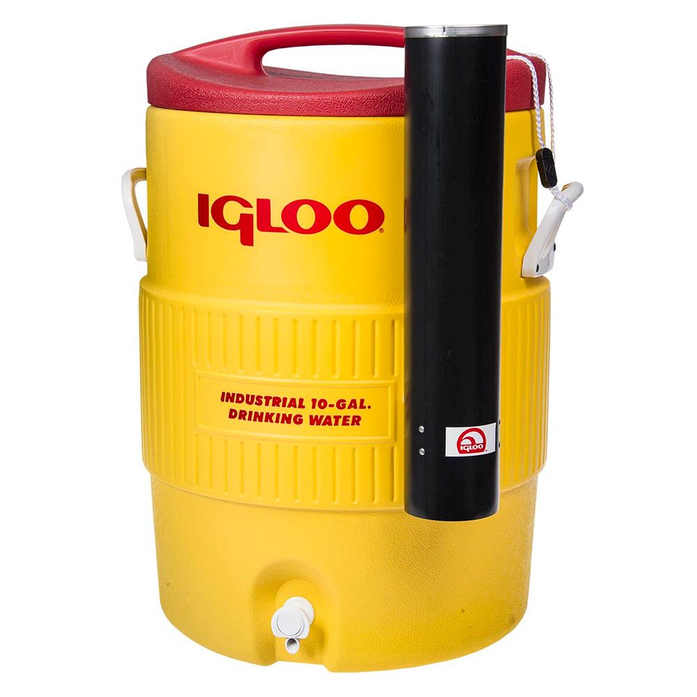 Igloo - 400 Series Water Cooler - Yellow/Red - 37 L