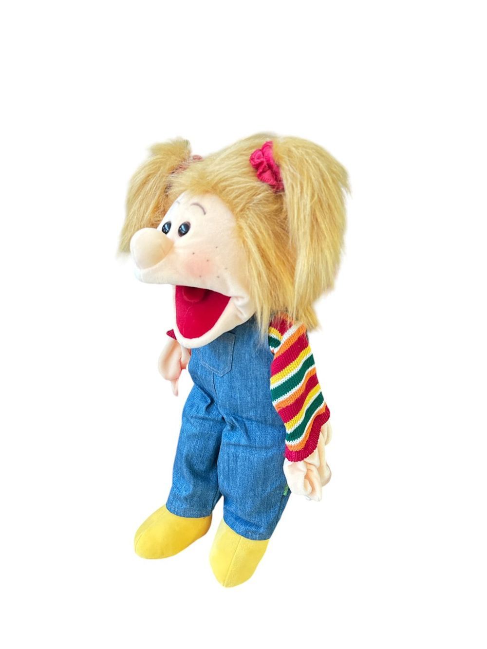 Edu Fun - Maja-Maja The Good Humoured Puppet Girl With A Striped Jumper - 65cm