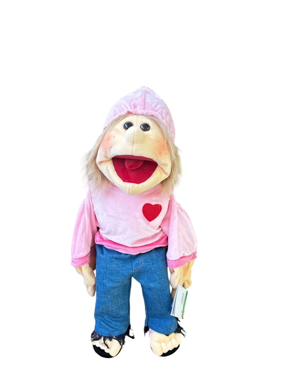 Edu Fun - Paula Puppet Girl With Shirt, Trousers And Sandals - 65cm