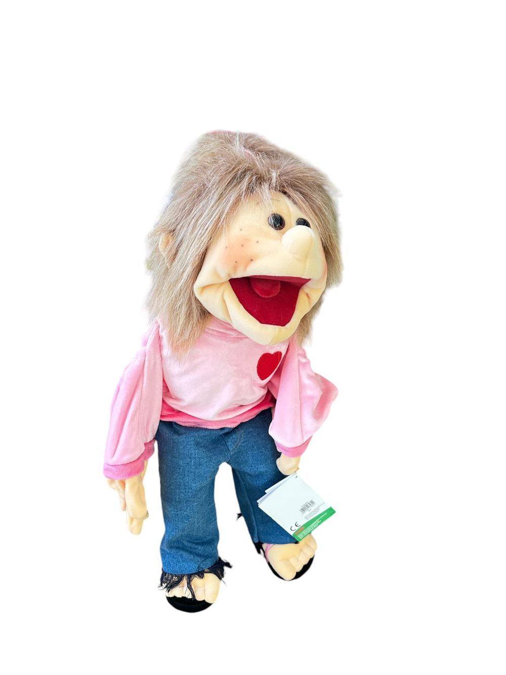 Edu Fun - Paula Puppet Girl With Shirt, Trousers And Sandals - 65cm