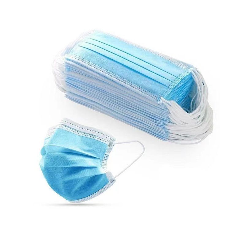 Mei Stylish - 3 Ply Disposable Face Mask - Blue - 50 Pcs