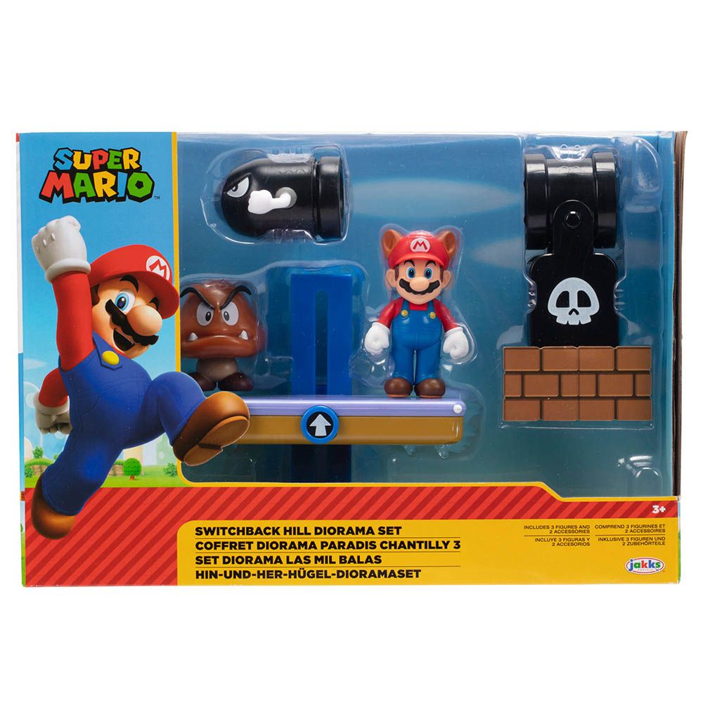 Mario - Super Mario Diorama Figure 1pc - 2.5-Inch - Style May Vary