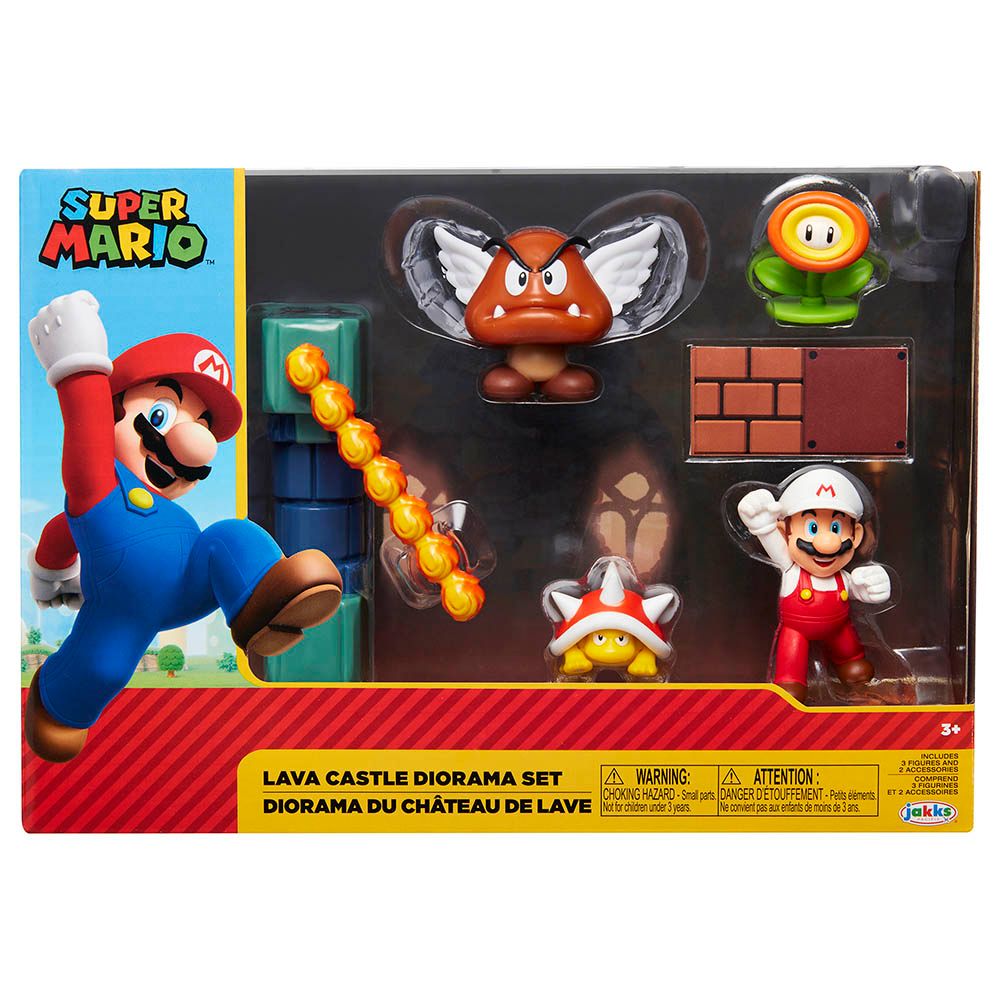 Mario - Super Mario Diorama Figure 1pc - 2.5-Inch - Style May Vary