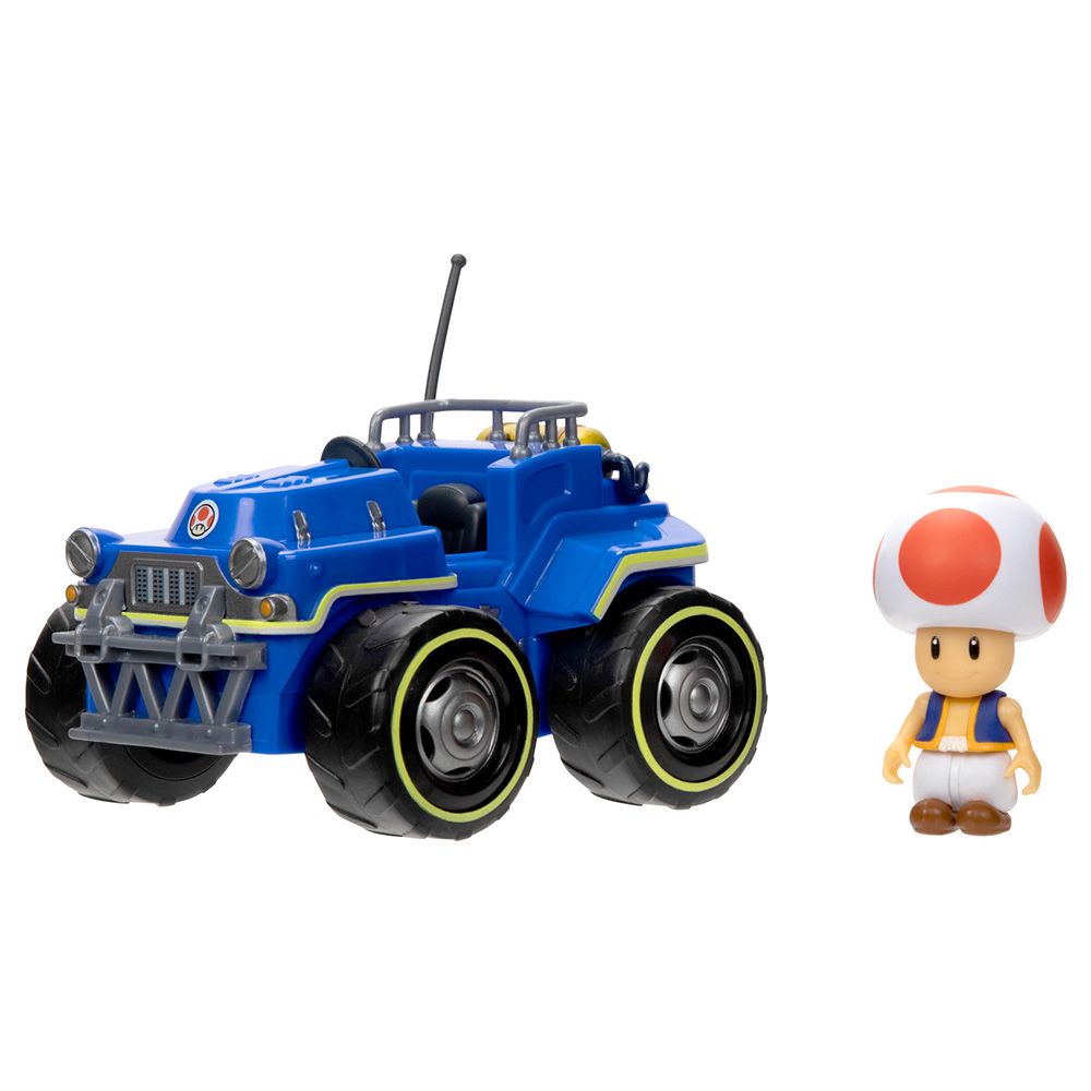 Mario - Super Mario Movie Figure w/ Kart 1pc - 6 Cm - Style May Vary