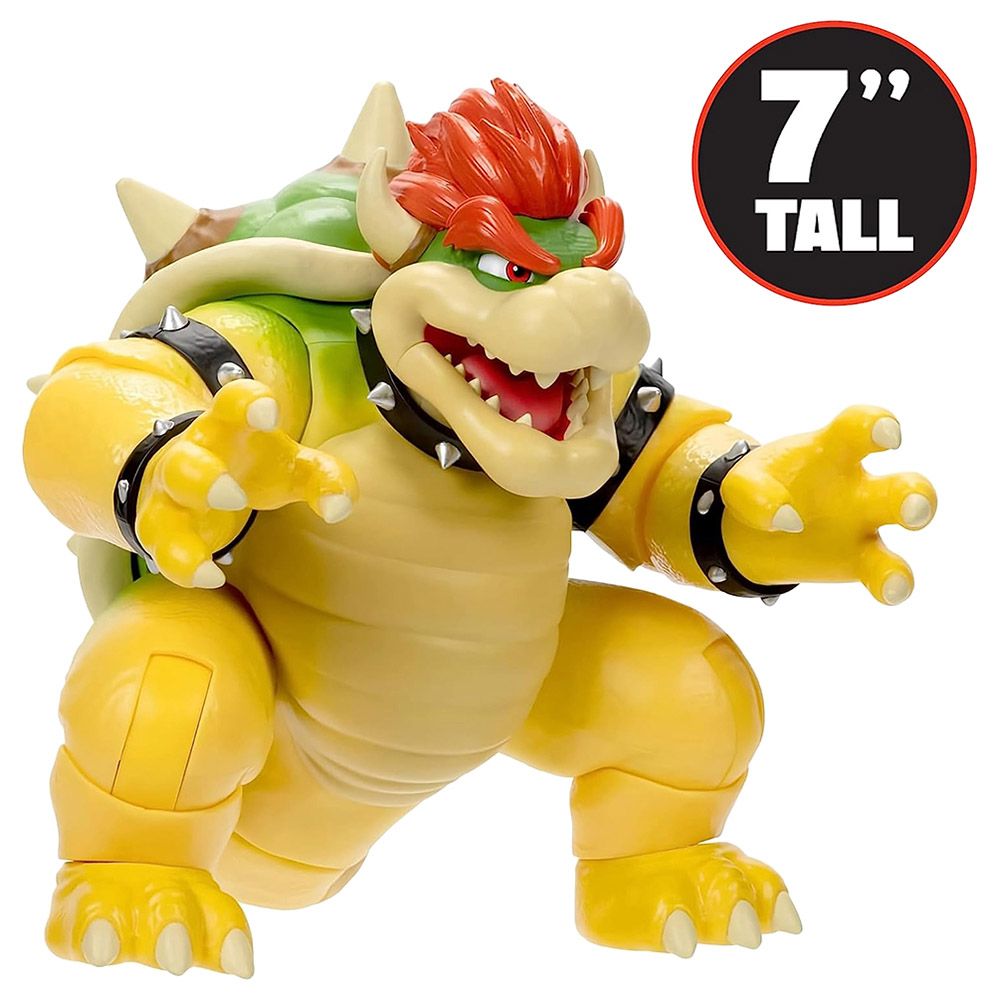 Mario - Super Mario Bros Bowser Action Figure - 7-Inch