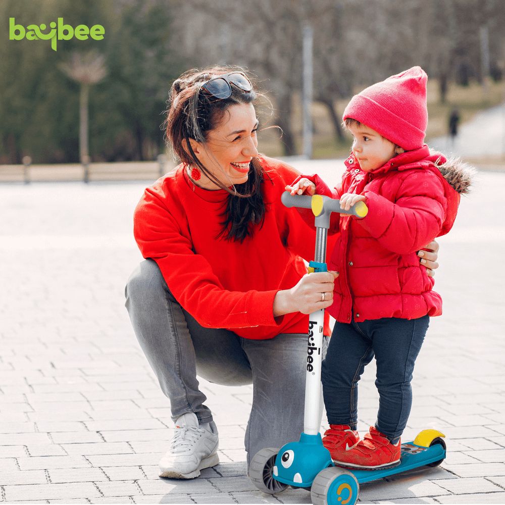 Baybee - Maxi Kids Scooter - Blue