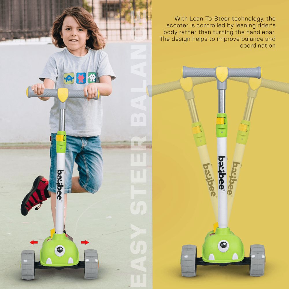 Baybee - Maxi Kids Scooter - Green