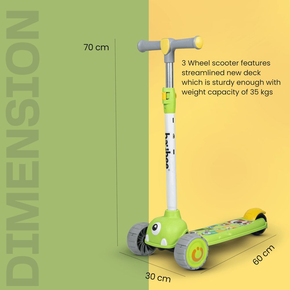 Baybee - Maxi Kids Scooter - Green