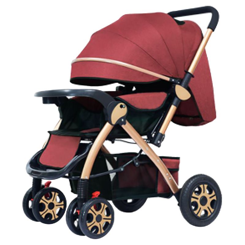 Dreeba - Steel Pipe Baby Stroller - Red