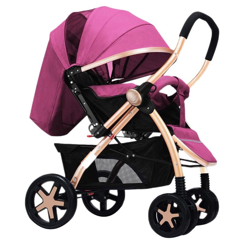 Dreeba - Durable Steel Pipe Baby Stroller - Pink