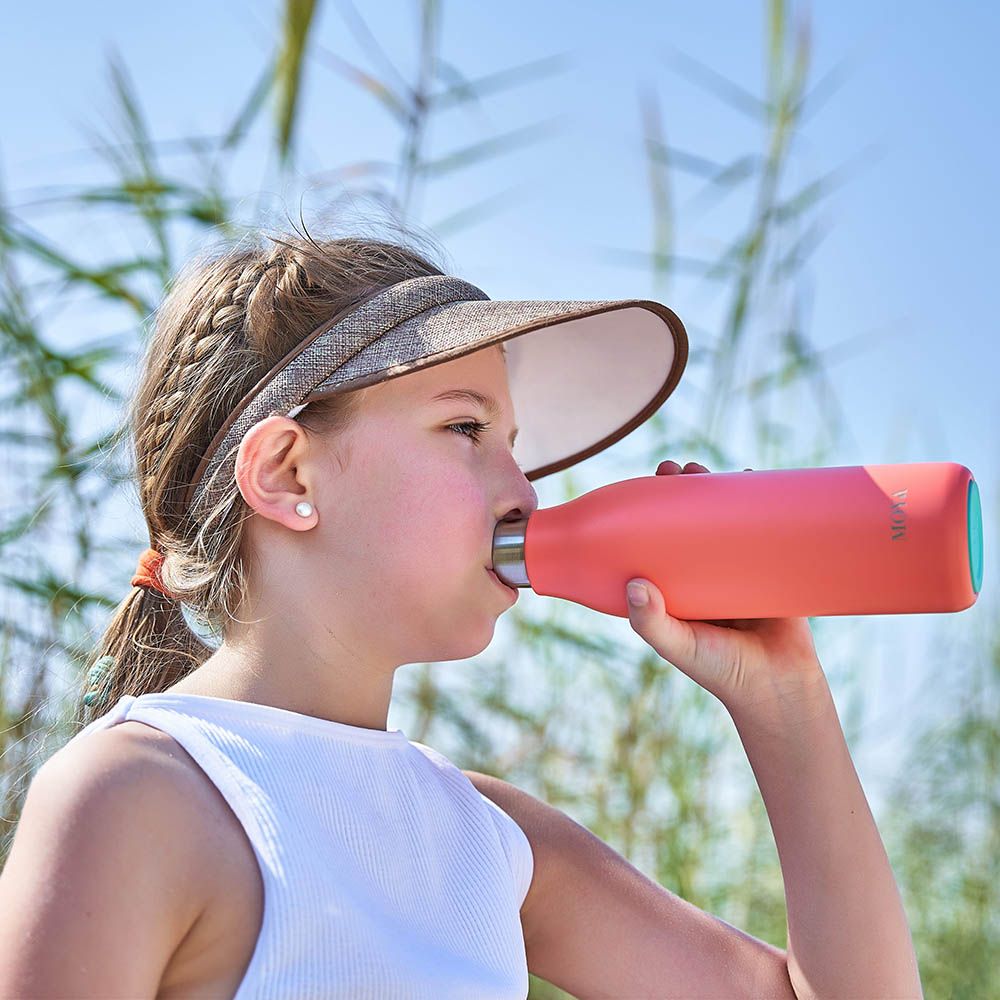 Moya - Blue Lagoon Stainless Steel Water Bottle - 460ml - Coral