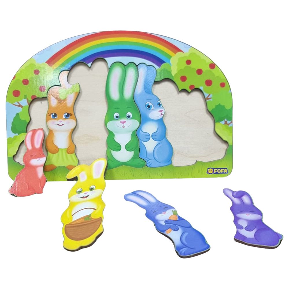 Fofa - Puzzle - Bunnies - 8pcs