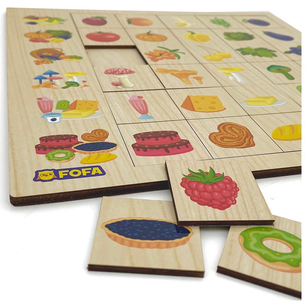 Fofa - Educational Busy Board - Association - Supermarket - 31pcs