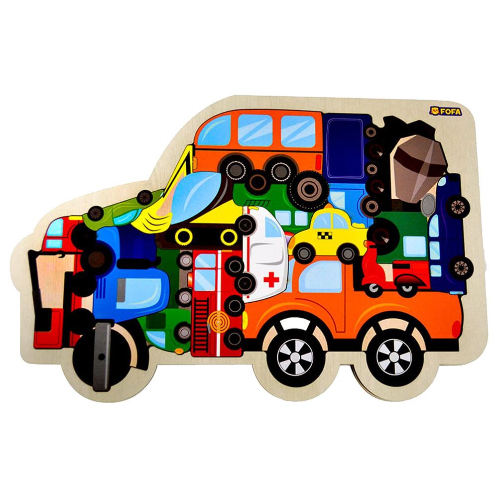 Fofa - Puzzle - Cars - 16pcs