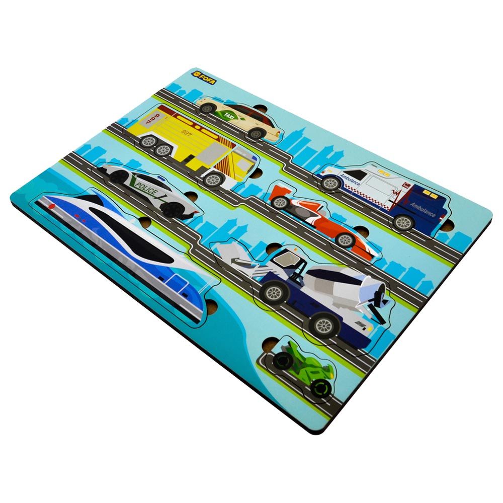 Fofa - Puzzle - Transport - 9pcs