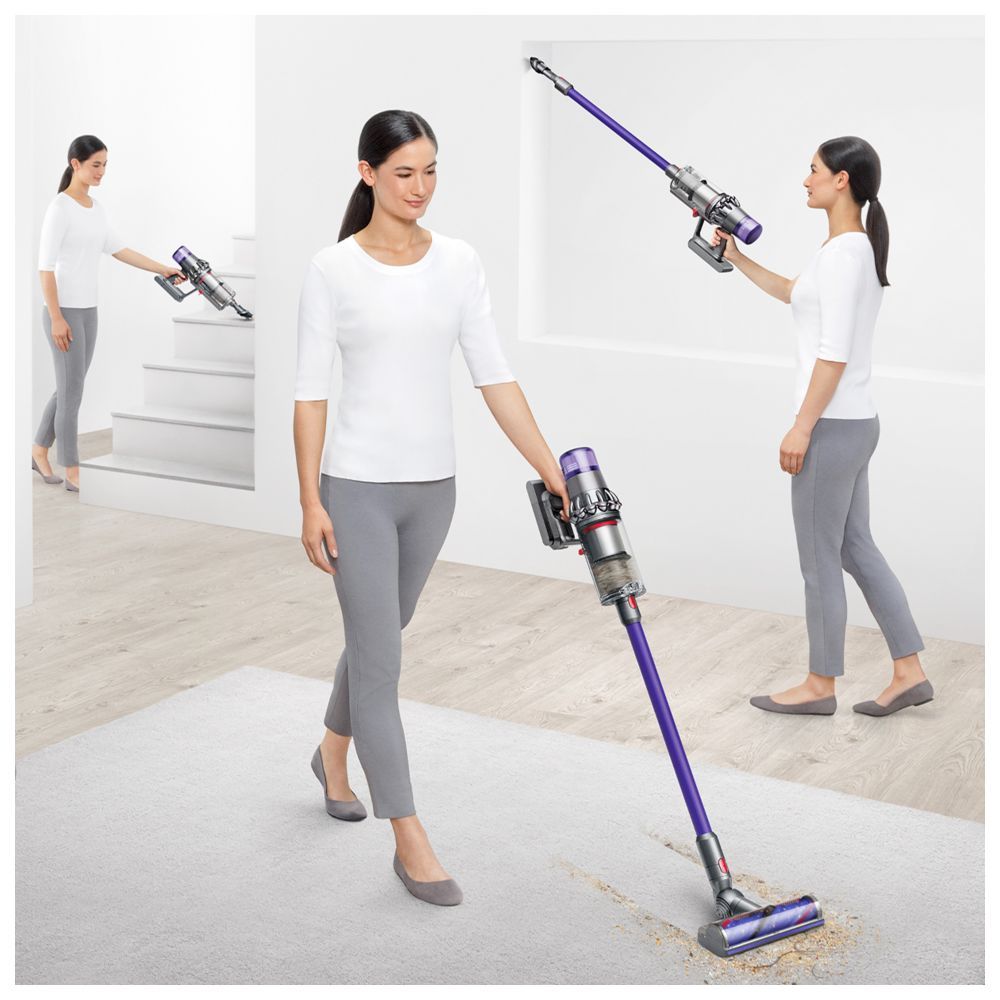 Dyson - V11 Advanced Vacuum Cleaner - Silver Nickel/Iron/Purple - 200 W