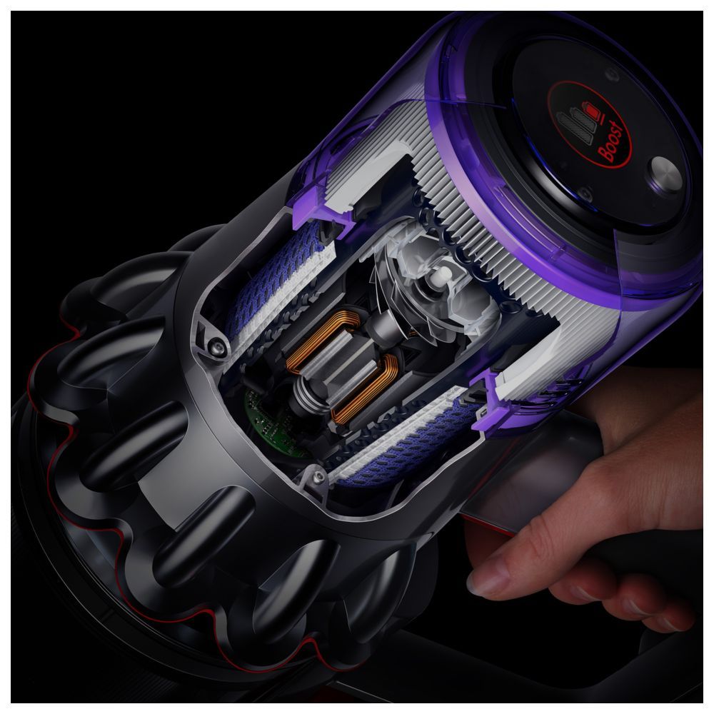 Dyson - V11 Advanced Vacuum Cleaner - Silver Nickel/Iron/Purple - 200 W