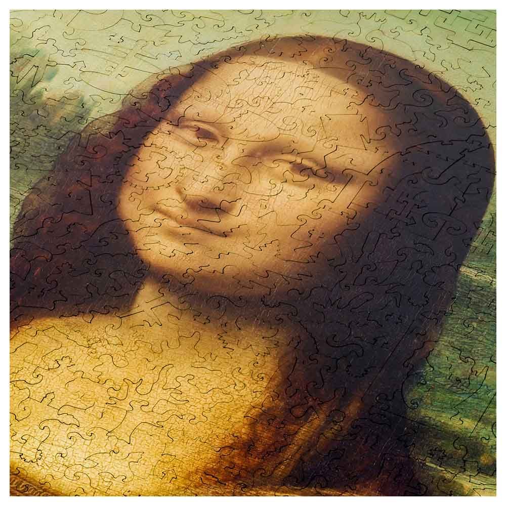 Unidragon - Figured Wooden Puzzle Kit - Art Collection Monna Lisa - 1000pcs