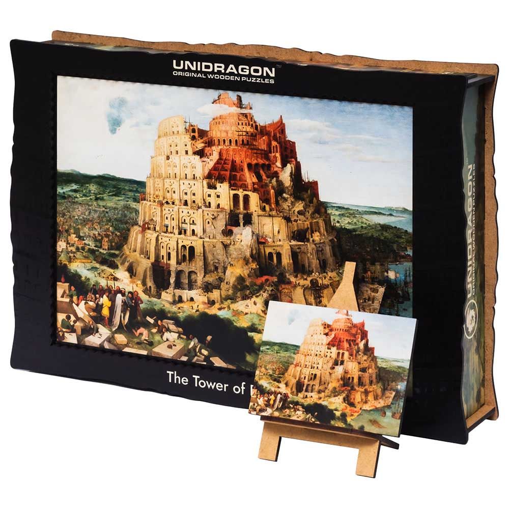 Unidragon - Figured Wooden Puzzle Kit - Art Collection The Towel Of Babel - 1000pcs