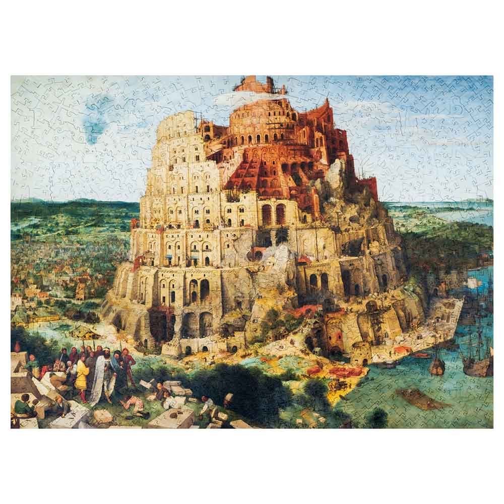 Unidragon - Figured Wooden Puzzle Kit - Art Collection The Towel Of Babel - 1000pcs