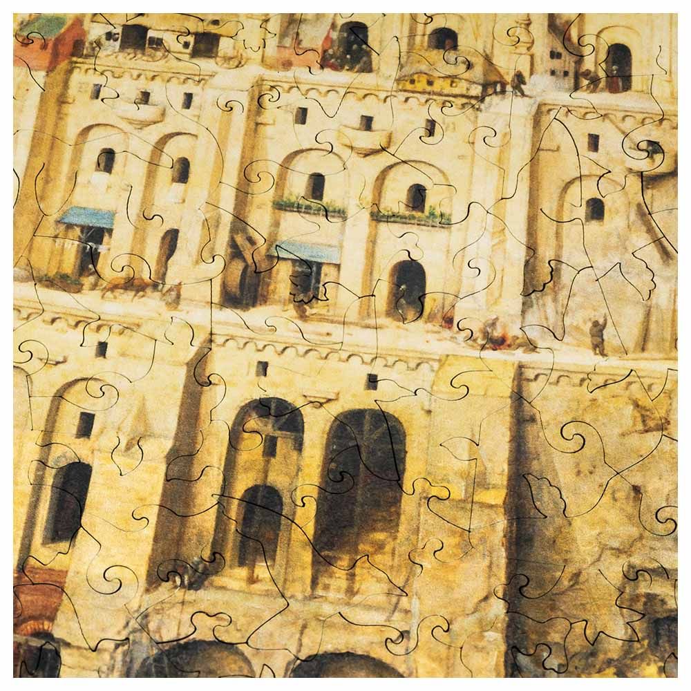 Unidragon - Figured Wooden Puzzle Kit - Art Collection The Towel Of Babel - 1000pcs