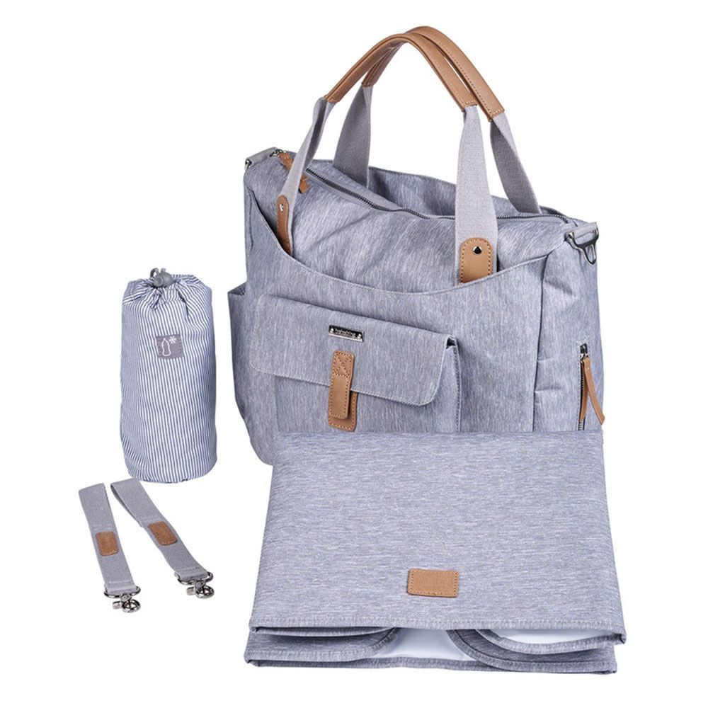 BabaBing - Roma 2 Changing Bag - Grey Marl