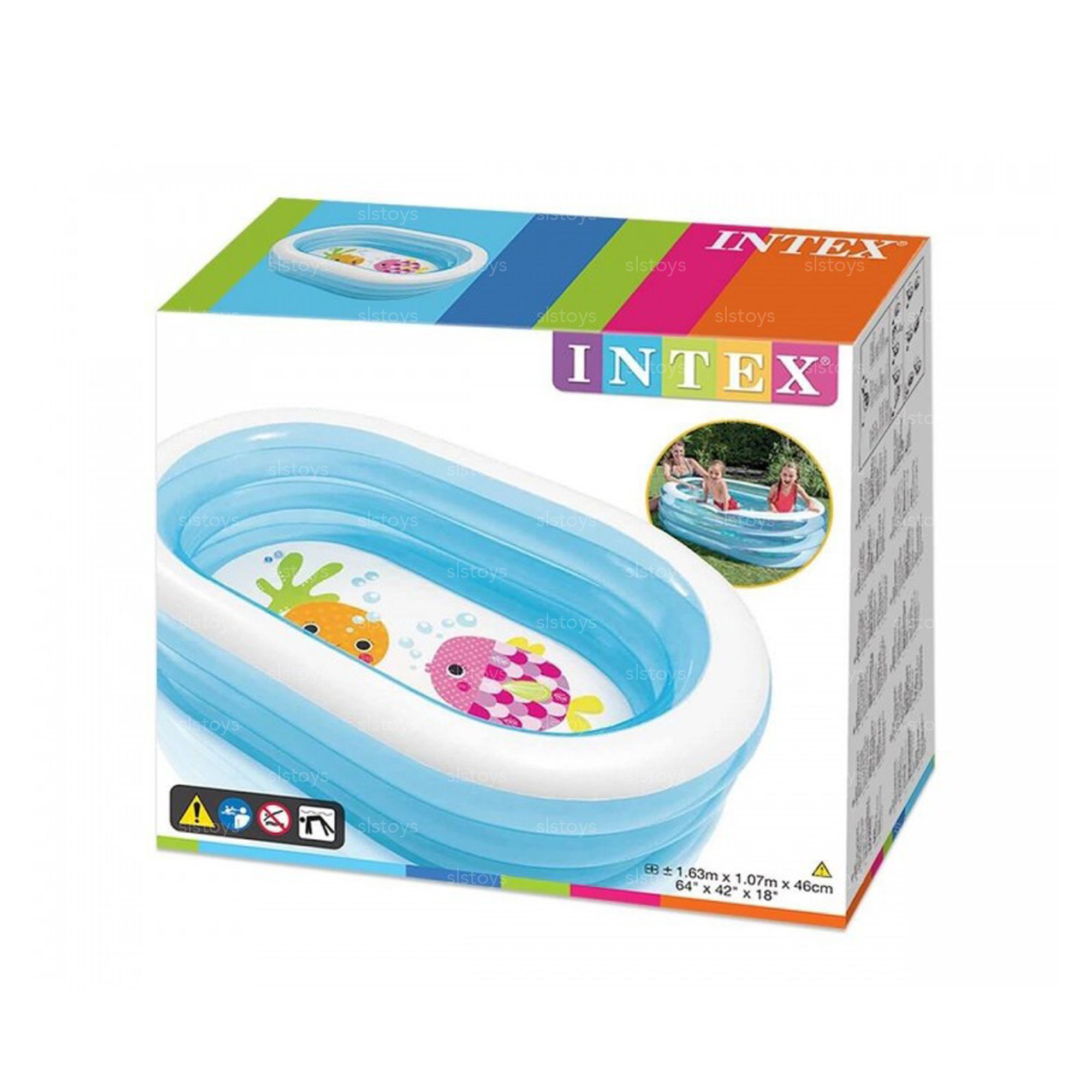 Intex Oval Whale Fun Pool